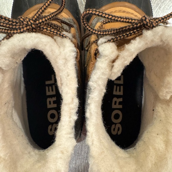 Sorel Ankle Boots in Gray, Black, and Tan - Picture 5 of 7